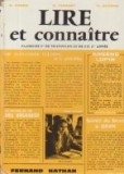 Lire et connaitre, Classes de 5eme de transition et 2eme annee de fin d&#039;etudes
