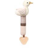 BabyOno Goose Zoe 3m+ jucărie fluierătoare pentru dentiție 1 buc