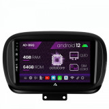 Cumpara ieftin Navigatie Fiat 500X (2014-2020), Android 12, Q-Octacore 4GB RAM + 64GB ROM, 9 Inch - AD-BGQ9004+AD-BGRKIT362