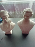 Statuieta bust : Mihai Eminescu / Avram Iancu