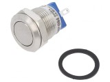Comutator Anti-vandalism IP65 &Oslash;12mm 2A 36VDC