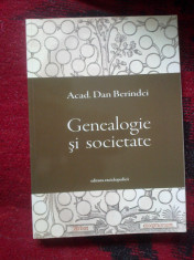 e0c GENEALOGIE SI SOCIETATE - acad. DAN BERINDEI foto