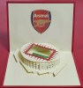 Stadion Fotbal 3D - EMIRATES (ARSENAL) - tip carte postala (vezi foto!) + plic