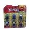 Set 6 figurine Ninja BlockHeroes