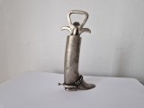 Desfacator de Suc/Bere-Tirbuson -Decorativ in Cisma de Cowboy din Argint Vintage., Ornamentale