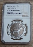 Cumpara ieftin BNR moneda Nadia Comaneci - 10 lei 2026 - Romania, PF70 Ultra Cameo, uncie argint 999/1000