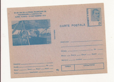 CA17 -Carte Postala- Aurel Vlaicu ,necirculata 1993 foto