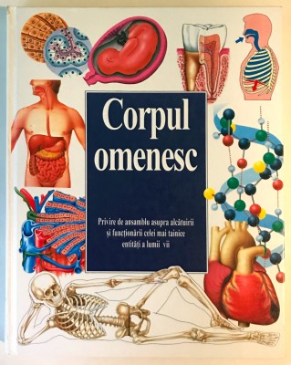 Corpul Omenesc, Enciclopedie/carte bogat ilustrata, Aquila 93, Cartonata, format mare, atlas de anatomie, carti pentru copii, medicina, biologie foto