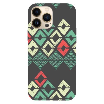 Husa compatibila cu Apple iPhone 15 Plus model Vintage aztec art, Silicon, TPU, Viceversa foto