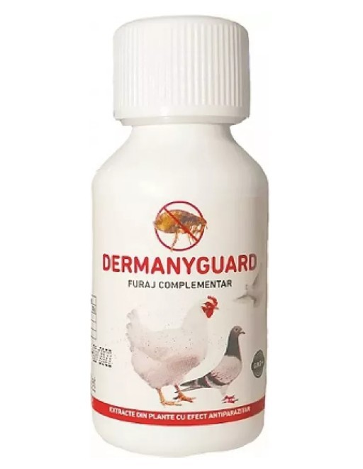 Deparazitare pentru pasari de pus in apa de baut, Dermanyguard, 100 ml
