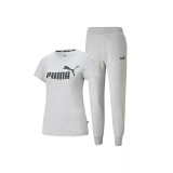 Essential Logo Tee + ESS Sweatpants TR cl, Puma