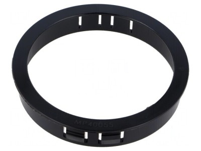 Manșon negru &amp;Oslash;orif 101,6mm, &amp;Oslash;orif 87,8mm UL94V-2 foto