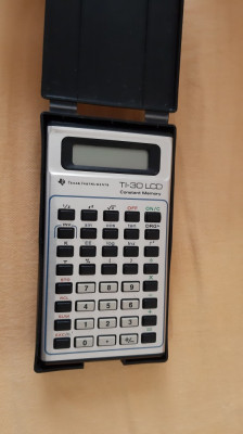 CALCULATOR TEXAS TI-30 LCD CONSTANT MEMORY foto