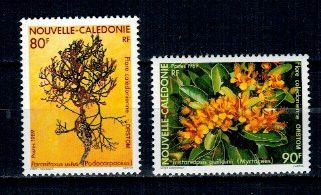 New Caledonia 1989 - Flora locala, serie neuzata foto