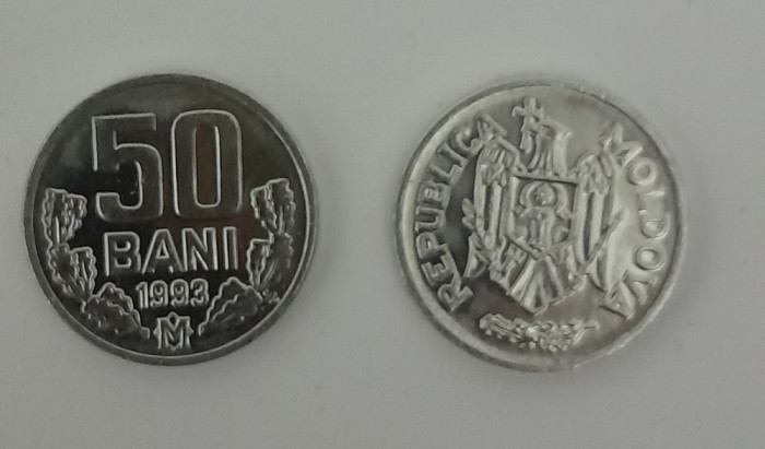 Moldova 50 bani 1993 necirculat