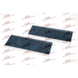 Filtru habitaclu anti-fum Citroen C-Elysee (Dd ); Peugeot 301, Filtru carbon activ; cu efect antibacterian; absorbant de miros; antialergic; antifung