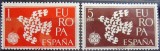 C40 - Spania 1961 - Europa 2v.neuzat,perfecta stare, Nestampilat