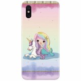 Husa silicon pentru Xiaomi Mi 8 Pro, Mermaid Unicorn Play