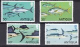 DB1 Fauna Marina Pesti Antigua 4 v. MNH II, Nestampilat