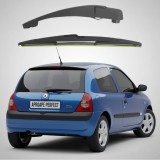 Cumpara ieftin Braț și Lamelă Ștergător Spate Renault Clio II - 370mm, Set Complet cu Capac Mammooth MMT RAW 506