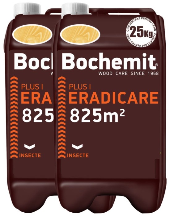 Solutie eradicare insecte lemn atacat Bochemit Plus I 2x25kg