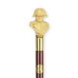 Baston din lemn mahon cu maner bust Napoleon WS-132