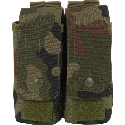 Port Incarcator Dublu AK Woodland Panther GFC Tactical foto