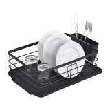 Scurgator de Vase Chiuveta, Suport Tacamuri Detasabil, Tava Scurgere Apa Automata, pentru Farfuri, Boluri, Pahare, Cani, Capace Oale, Linguri, Furculi