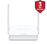 Router Wireless Mercusys N 300 Mbps, MW301R; Standarde Wireless: IEEE 802.11n, IEEE 802.11g, IEEE 802.11b, Frecventa: 2.4 - 2.4835GHz, Rata semnal: 11