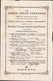 A1044 Invitație Arany Janos Tarsasag, restaurant Bellavista, Deta, județul Timiș, 1928