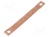 Trese bandă de &icirc;mpăm&acirc;ntare 10mm2 &Oslash;1: 9mm &Oslash;2: 9mm 90A L: 0,13m