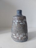 Vaza ceramica vintage stil Brutalist / Mid-Century Modern - 17 cm