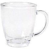 Cana din Sticlă Transparentă 350ml cu M&acirc;ner Ergonomic, CMCLASS