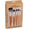 Set 5 pensule machiaj cu maner din bambus Top Choice 37474