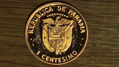 Panama -moneda colectie ultra rara- 1 centesimo 1976 proof -tiraj 12k- superba ! foto
