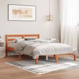 vidaXL Cadru de pat, maro ceruit, 120x200 cm, lemn masiv de pin