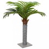 VidaXL Palmier artificial 6 frunze 100 cm verde