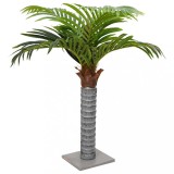 VidaXL Palmier artificial 6 frunze 100 cm verde