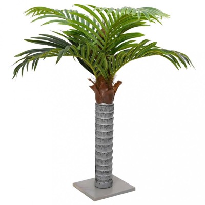 vidaXL Palmier artificial 6 frunze 100 cm verde foto