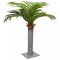 vidaXL Palmier artificial 6 frunze 100 cm verde
