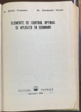 Elemente de control optimal si aplicatii in economie - Stefan Cruceanu/Constantin Varsan
