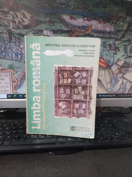 Limba rom&acirc;nă manual pentru clasa VII, Alexandru Crișan, Sofia Dobra, Florentina S&acirc;nmihăian, Humanitas Educațional, București 2003, 053