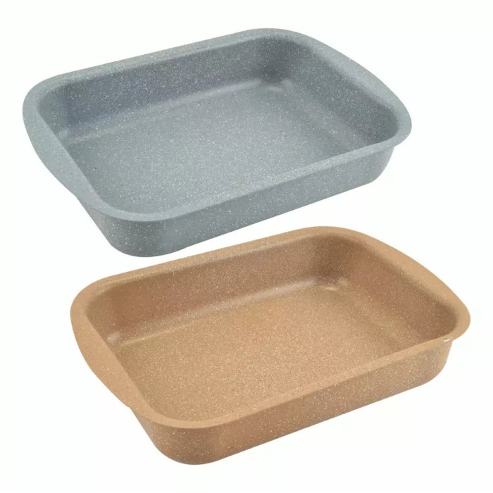 Granite Line Tava cu &icirc;nvelis antiaderent, 36x25 cm Handy KitchenServ