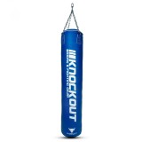 Sac de Box Knockout Skintex 180cm Umplut + Lanturi, Stare Foarte Buna, Livrare Rapida