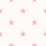 Noordwand Tapet &bdquo;Friends &amp; Coffee Little Stars&rdquo;, roz și alb