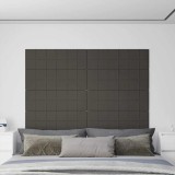 Cumpara ieftin Panouri de perete 12 buc. gri &icirc;nchis 90x30 cm catifea 3,24 m&sup2;