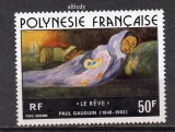 POLINEZIA FRANCEZA 1976, Arta, Pictura, Gauguin, serie neuzata, MNH