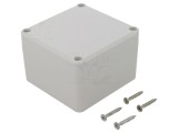 Carcasă Universală ABS Gri cu Garnitură 80x82x55mm