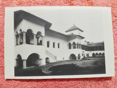 Carte postala, Manastirea Horezu, vedere spre Staretie foto