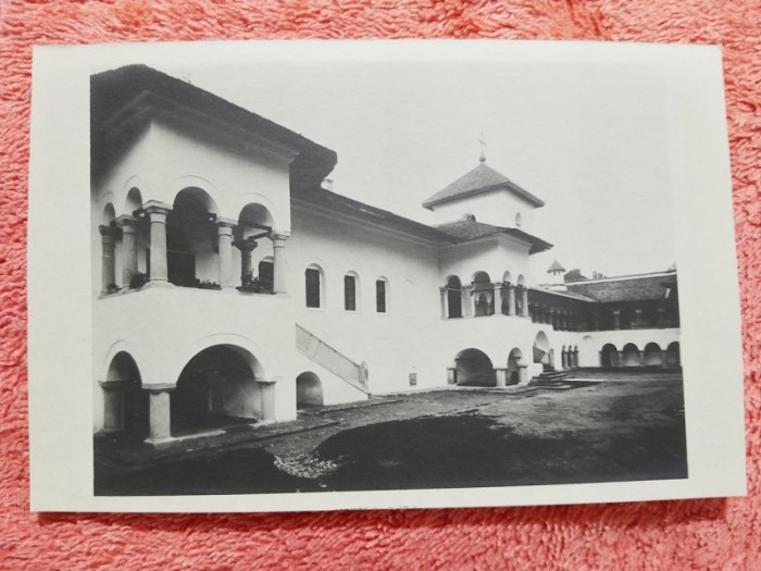 Carte postala, Manastirea Horezu, vedere spre Staretie